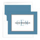 Colorful Border Monogram Folded Note Cards Image 4 of 14